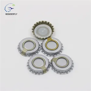 High quality Easy open bottle caps for beer crown cap with ring