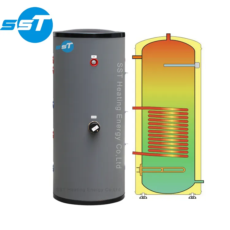 SST vendita calda SUS304 pompa di calore serbatoio scaldabagno domestico capacità personalizzata 100l-600lcaldaia ad acqua calda