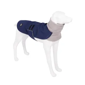 Europa benutzer definierte Winter Haustier Hund Kleidung große Haustier Hund Jacke Hund Kleidung große Größe mit Leine Loch