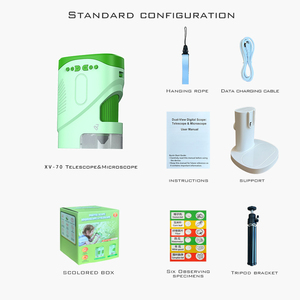 <span class=keywords><strong>Microscope</strong></span> Optique Numérique et Télescope Portable Éducatif en Plastique pour Enfants de 5 Ans et Plus Modèle XV-70 Exploration de la Nature - Product Image 3