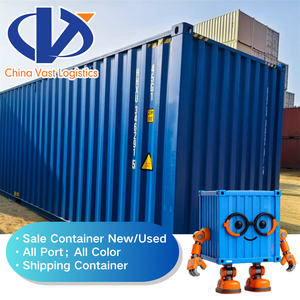Kontainer Pengangkut Barang Laut Standar Bekas Murah 20GP 40HQ 45HQ 40OT Bersertifikat CSC Stok Kontainer Kering - Product Image 5