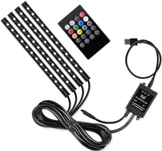 RGB + Télécommande + USB + 48 LEDs
