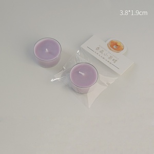 Colorido redondo pequeño té cera regalos perfumados naturales hechos a mano velas perfumadas del Día de San Valentín para salón de belleza de uñas - Product Image 5
