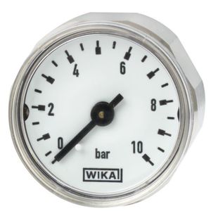 เกจวัดความดันหลอด Bourdon 111.10 111.12 <span class=keywords><strong>Wika</strong></span> วัสดุโลหะผสมทองแดงรูปแบบปกติ - Product Image 3