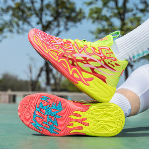 Trendy <strong>Basketball</strong> <strong>Shoes</strong> Men Breathable Lightweight Sole Colorful Street Sport Sneakers for Daily Use - Product Image 5