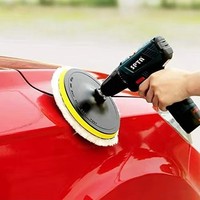 Disque de polissage en feutre de laine blanche personnalisable OEM avec support en fibre de verre pour le polissage de la carrosserie et des ongles Tampons de polissage personnalisables