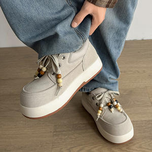 Botines Versátiles con Punta Redonda y Plataforma, Estilo Informal y Moderno, Novedad Otoño-Invierno 2025, para Parejas - Product Image 3