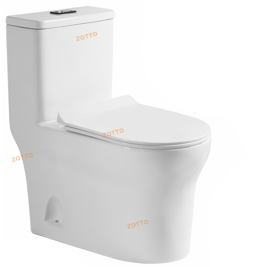 WC à prix avantageux, sanitaires de salle de bain, toilette occidentale monobloc avec lavabo intégré - Product Image 3