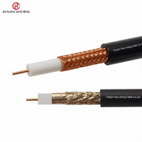 Câble coaxial RF à faible perte pour mine souterraine de charbon, CCA BC LMR400 75 Ohm MSYV-75-3, pour signal RF