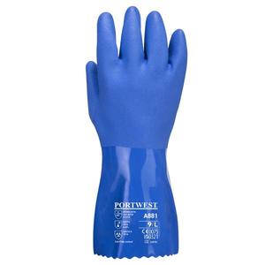 PORTWEST - A881BLUL Gant chimique pvc ultra marine-GANTS EAN 5036108324668 - Product Image 2