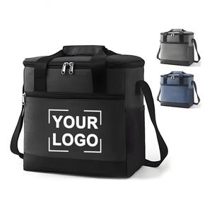 Xx785 Classic Custom Logo Silk Screen Printed Insulated Bento Outdoor Portable Large Capacity <b>Ice</b> <b>Pack</b> Oxford Cloth Bag - Product Image 1