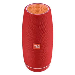 TG108 portable dancing speaker Fabric Wireless 3D Stereo Sounds Surround Long Standby Sports Player cheap Loudspeaker
