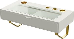 <span class=keywords><strong>Mesa</strong></span> <span class=keywords><strong>de</strong></span> <span class=keywords><strong>Maquillaje</strong></span> <span class=keywords><strong>Flotante</strong></span> Moderna, Ajustable, Montada en la Pared, para Dormitorio - Product Image 2