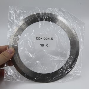 130*100*1.5 di alta qualità lama piatto per nastro in pelle tubo di carta taglio macchina Rewinder attrezzature industriali lama - Product Image 1