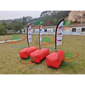 Boya flotante, marcador de superficie de agua abierta, boya de buceo inflable para nadar con bandera - Product Image 2