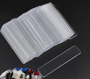 Lanbiao Professional 50pcs Nail Polish Manicure Styles Strips Transparent Chart Nail Plate Color Card Display Board
