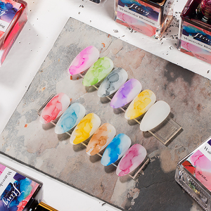 JTING <span class=keywords><strong>Gel</strong></span> de Pintura para Uñas 15ml, Tinta Líquida Efecto Mármol y Floración Acuática, Esmalte de Uñas UV, Paquete Personalizado OEM con Etiqueta Privada - Product Image 4