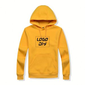 Sweat-shirt à capuche pour homme en coton pur, extra large et épais, avec logo personnalisé, pour l'extérieur, vente en gros - Product Image 1