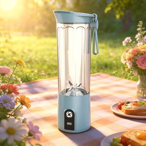 Mixeur électrique portable rechargeable par USB, mini mixeur de fruits frais haute puissance pour la maison et les voyages, livraison gratuite - Product Image 1