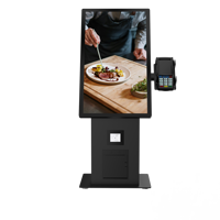 Kiosque de commande automatique de table de 21,5 pouces pour restaurant, terminal tactile avec système d'exploitation Android, 8 Go de RAM, 128 Go de stockage, écran LED, fonction SDK