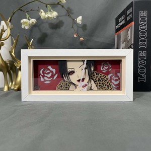 Boîte à lumière Anime Nana Osaki pour la <span class=keywords><strong>d</strong></span>écoration de la <span class=keywords><strong>chambre</strong></span> des enfants, lumière de nuit LED Manga, boîte à lumière 3D en papier <span class=keywords><strong>d</strong></span>écoupé Nana Osaki, lampe de chevet - Product Image 2