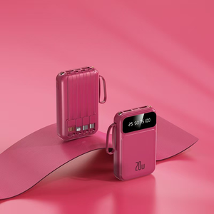 <span class=keywords><strong>Batterie</strong></span> <span class=keywords><strong>externe</strong></span> 20000mAh avec câble intégré Chargeur portable haute capacité Sécurité en vol Charge rapide <span class=keywords><strong>Batterie</strong></span> <span class=keywords><strong>externe</strong></span> - Product Image 5