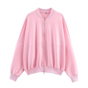 TAOP&ZA Nouvelle Collection Automne 2025 – Blouson Aviateur <span class=keywords><strong>Femme</strong></span> Polyvalent à Col Rond et Manches Longues 3641850 3641851 - Product Image 2