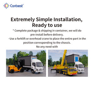 Canbest Super resistencia al frío y al calor 13Ft 16Ft sin costuras al aire libre móvil publicidad camión caja Led pantalla cartelera - Product Image 5