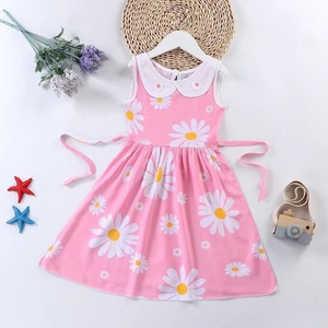 Robe à manches bouffantes pour filles, nouvelle collection 2022, adorable imprimé animal, vêtements d'été pour enfants - Product Image 6