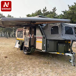 Remolque de Camping de Doble Eje con Certificación ADR, con Energía Solar y Baño, Caravana Galvanizada en Caliente para Campamentos Familiares en Australia - Product Image 1