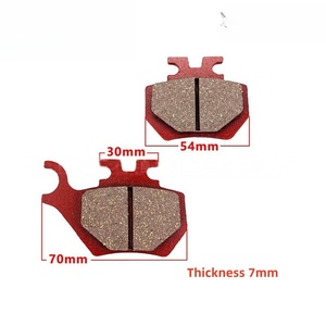 Plaquettes de frein en gros pour vélos électriques, plaquettes de frein à disque avant et arrière DSP50/49 résistantes à l'usure - Product Image 2