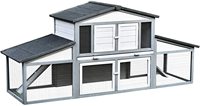 Abreuoires de luxe en bois pour lapins, 15 pièces, pour élevage de lapins, poulailler, Cage pour activités en plein air