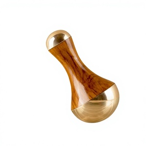 Kansa <b>Wand</b> Facial <b>Massage</b> Tool, Handmade Traditional Metal Face <b>Massage</b> Stick for Skincare and Beauty Routine - Product Image 4