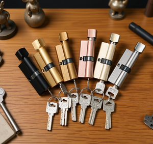 กุญแจล็อคประตูห้องนอนแบบทรงกระบอก ขนาดมาตรฐาน - Product Image 1
