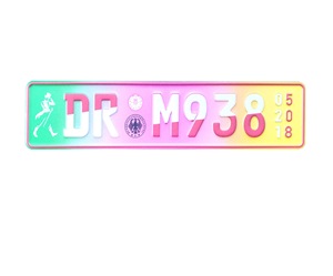 Placa <span class=keywords><strong>de</strong></span> matrícula decorativa <span class=keywords><strong>de</strong></span> tamaño europeo, placa <span class=keywords><strong>de</strong></span> matrícula <span class=keywords><strong>de</strong></span> estilo europeo personalizada - Product Image 3