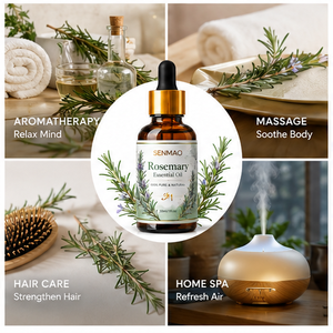 <span class=keywords><strong>Huile</strong></span> <span class=keywords><strong>essentielle</strong></span> de <span class=keywords><strong>romarin</strong></span> naturelle : Améliore la mémoire et soulage la fatigue ; Convient pour la diffusion en aromathérapie. - Product Image 2