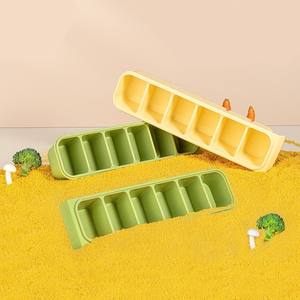 Slim Multi-Cube per alimenti a 6 fori per alimenti in Silicone per cubetti di ghiaccio stampo per ghiaccio con coperchio - Product Image 2