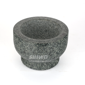 เครื่องบดหินแกรนิตธรรมชาติขนาดใหญ่  ชุดครกและสากสำหรับบดเครื่องเทศอย่างหนัก - Product Image 6