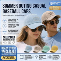 Gorra de Béisbol Coreana Personalizada al por Mayor, con Apliques de Gato y Perro, Estilo Y2K, Bordado, 100% Algodón, Transpirable, Ajustable, Unisex