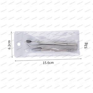 Vaslcare Rust-Prevented Fine <b>Point</b> Tweezers Clip Set Pet Tick Parasite <b>Removal</b> <b>Tool</b> Kit Puppy Veterinary Instrument - Product Image 3
