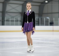 Robe de justaucorps pour filles, patinage artistique, gymnastique, roller, danse, ballet, costume de danse pour compétition de patinage artistique, strass