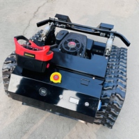 Traktor Mini Robot Pemotong Rumput Otomatis Zero Turn CE EPA, Mesin Pemotong Rumput Bensin Pintar dengan Remote