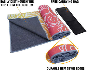 Tapete de Yoga Rectangular Universal de Yute y Espuma de PVC de 5 mm de Grosor, Duradero, 183 cm de Longitud, Opción de Logotipo Personalizado - Product Image 4