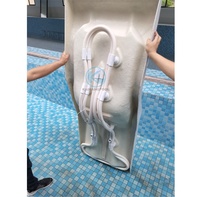 Großhandelspreis Schwimmbad-Wasserstrahl-Acryl-Massagebett/Whirlpool-Wasserbett mit Düsen