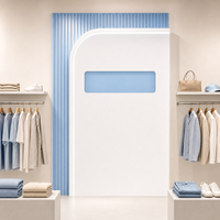 Meubles de présentation pour magasin de vêtements sur mesure, mur d'exposition, mobilier de vente au détail pour boutique de mode, showroom, entrée, équipements de magasin OEM ODM