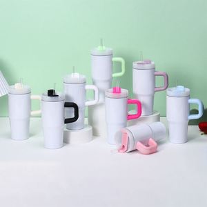 Cute 14oz Stainless Steel Insulated Vacuum Milk Tumbler with <b>Straw</b> Lid for Kids for School - Product Image 1