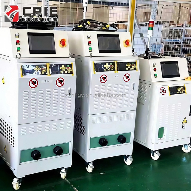 CPIE Induction Heater High Frequency 2-30kHz Pipe Coating Pre-Weld Heating System 100 kW 380V PLC Control Touch Screen Operation