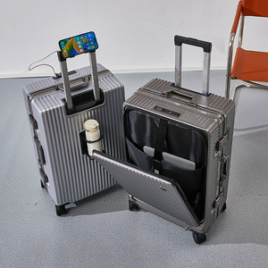 <span class=keywords><strong>Valigia</strong></span> <span class=keywords><strong>valigia</strong></span> con telaio in alluminio Vintage personalizzata 20 pollici di medie dimensioni <span class=keywords><strong>valigia</strong></span> Trolley <span class=keywords><strong>valigia</strong></span> - Product Image 6