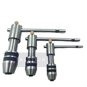 Porte-taraud à cliquet de type T facile à utiliser avec mâchoires en acier à outils indépendantes - Product Image 4