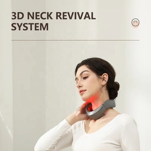 Appareil de massage laser diode portable rechargeable à 14 perles 650 nm pour le cou, soulagement de la douleur et relaxation, à pression réglable - Product Image 4